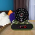 PIMPIMSKY Pistolet de tir Laser alarme numérique électronique de bureau montre de Table Nixie horloge de chevet Jouet de tir enfants-2