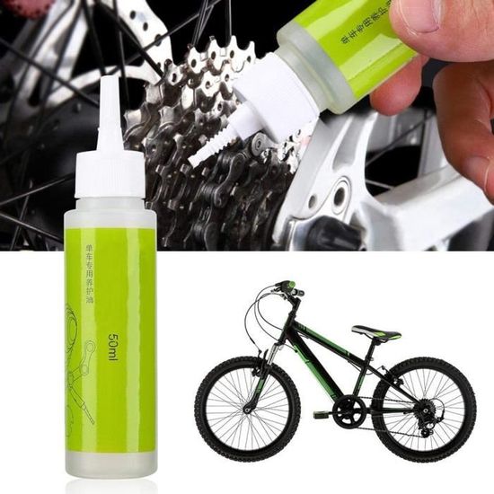 Huile d'entretien de lubrification d'engrenage de vélo de 50 ml