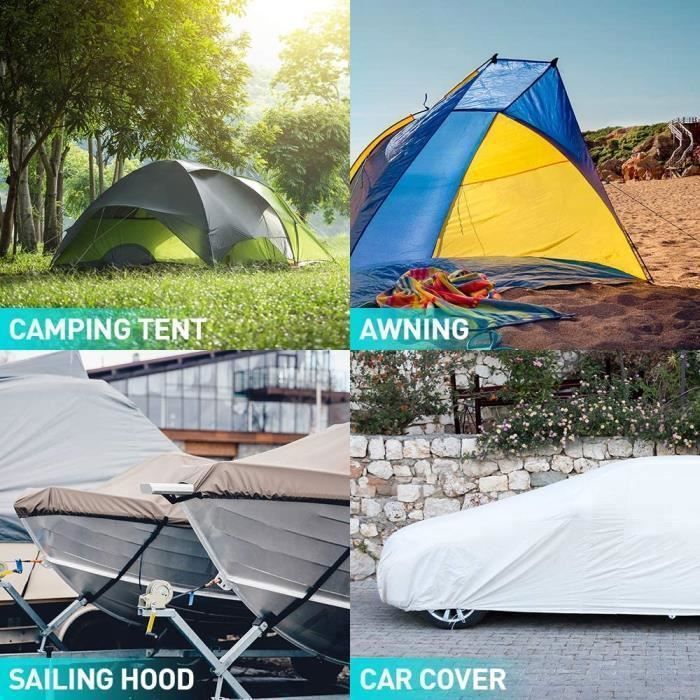 YIXISI 50PCS Pinces En Plastique Pour Tente, Clip Bache,Clip Auvents, Accessoires Pour Activités Camping Canopy