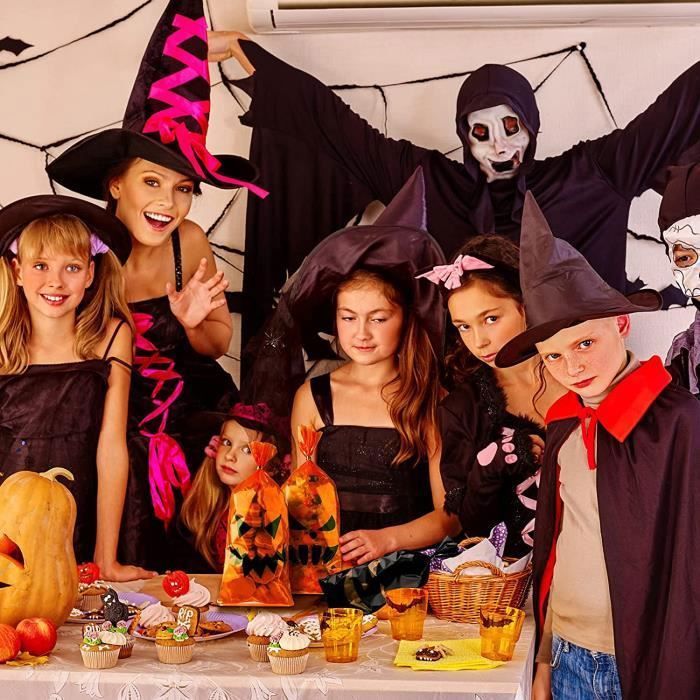 100 Pièces Sacs à Collation Sacs à Friandises En Cellophane