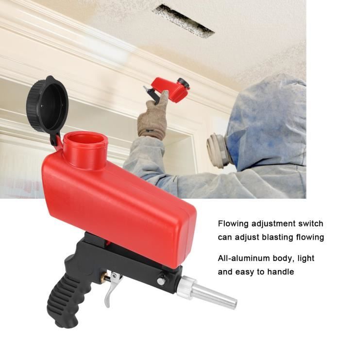 Outil De Sablage Pneumatique Avec Buse Carbure De Bore 6mm - Pour Dérouillage, Nettoyage, Polissage