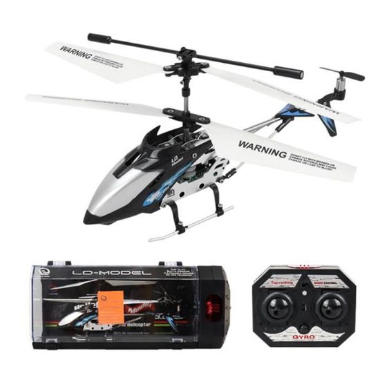 Universal - 2 styles sans fil télécommandé alliage avion hélicoptère jouet  anti-collision 2 canaux avec boîte cadeau pour les enfants et les adultes