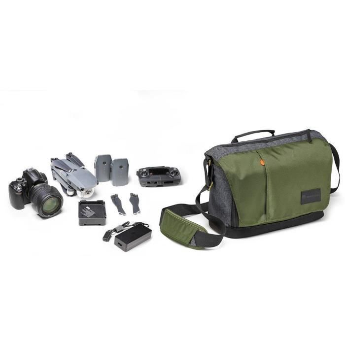 MANFROTTO MB MS M GR Messenger CSC Street pour hybride premium et tablette 9 7 Vert Cdiscount Appareil Photo
