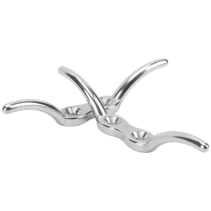 Taquets De Pont Pour Bateau En Inox Acier - 100mm De Longueur - Lot De 4 Pièces Neuves - Marque Uxcell