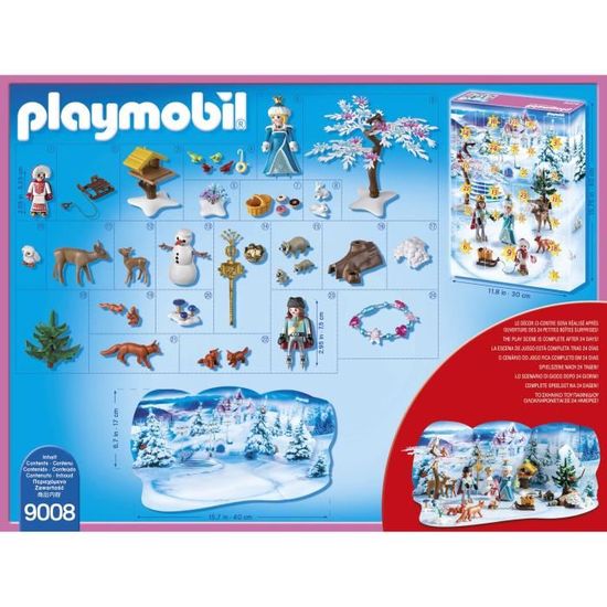Playmobil 9008 ADVENT CALENDAR Royal patinage sur glace Voyage avec un enfant Bracel