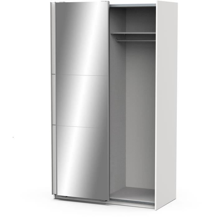 Armoire de chambre DEMEYERE GHOST 2 Portes coulissantes Miroir