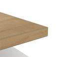 Table basse rectangulaire ACCESS - 3 Niches - Décor chêne Hamilton et blanc - L 91,8 x P 50 x H 36 cm - DEMEYERE-5