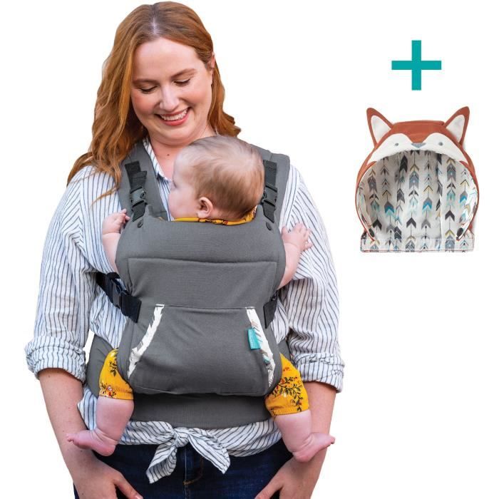 Porte B b INFANTINO Cuddle Up Renard 2 modes ventral face et