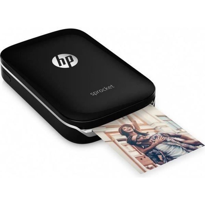 Hp Imprimante Photo De Poche - Sprocket Noir - Impression Instantanée