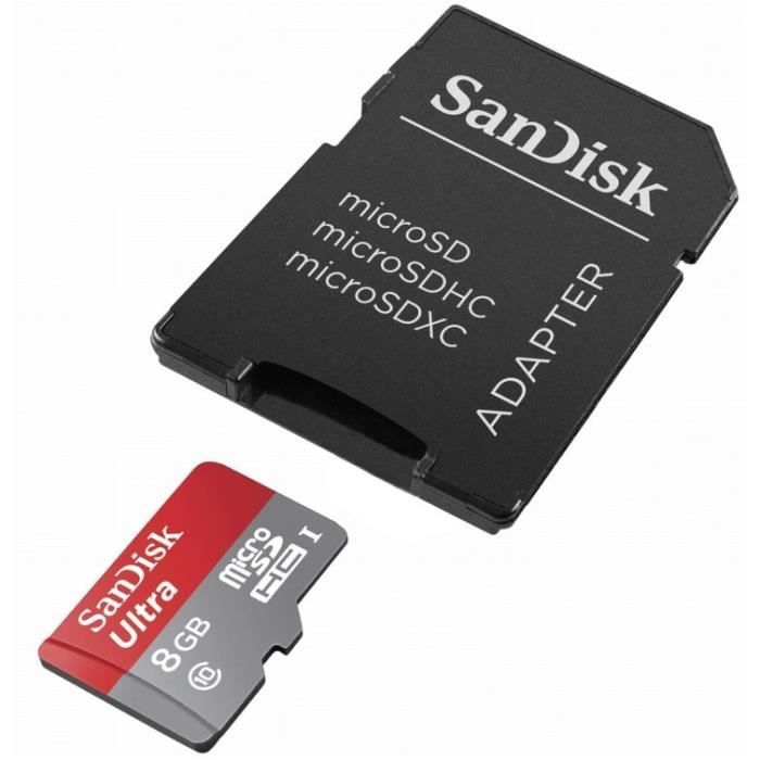 Sandisk SD HC 8 Go Classe 10 Ultra Android