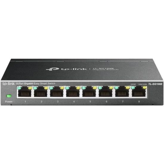 Switch Gigabit 8 Ports Gigabit Hub RJ45 TPLink TLSG108E