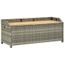 Banc De Rangement De Jardin 120 Cm Resine Tressee Gris Achat Vente Banc Soldes Cdiscount