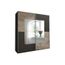 Dressing A Portes Coulissantes Jagger 180cm Coloris Gris Beton