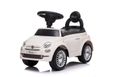 Voiture Porteur Enfant Fiat 500 Blanc - Effets Lumineux et Musical - Compartiment de Rangement - Klaxon-0
