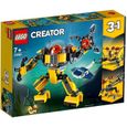 LEGO® Creator 3-en-1 31090 Le Robot Sous-Marin-0