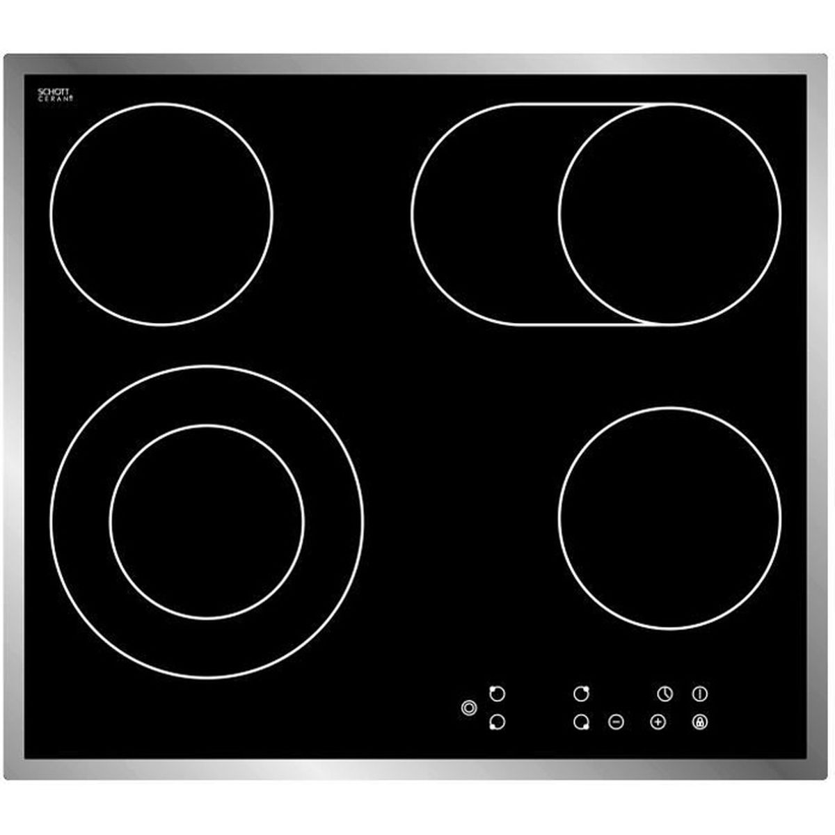 PKM EBC42KBTC plaque vitrocéramique SCHOTT CERAN® plaque de cuisson