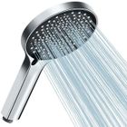 BRAND Pommeau de Douche COBBE 3 Modes Grande 131 mm Haute Pression Économie Deau - Noir/Chromé