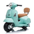 KIJANA Moto Électrique pour Enfant - Vespa GTS - 6V - 1 à 3 ans - Bleu