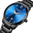SHARPHY Montre homme classique quartz afficher la date résistant à l'usure étanche lumineux acier la mode