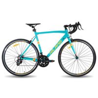 Vélo Polyvalent Vélo De Course HILAND 700C Cadre Aluminium, 21