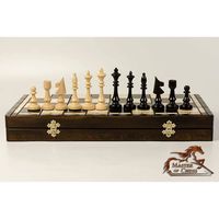 CHESS CLUB 47cm / 18in Tournament Jeu d'échecs en bois, jeu d'échecs classique fabriqué à la main
