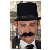 Moustache de détective auto adhésive - BOLAND - Accessoire pour homme adulte - Noir