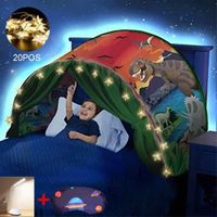 Dream Tents - Tente de Rêve Tente de Lit Tente Enfant Tente Pop Up Tente De Lit Cadeaux d'anniversaire Cadeaux de Noël (Dinosaures)