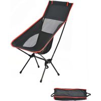 Chaise De Camping Portable - Chaises De Jardin LGRes En Tissu Oxford Pour AdultesBlack black