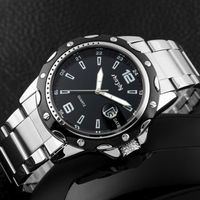 SHARPHY les montres hommes marque de luxe 2020 sport bracelet en acier étanche dateur noir