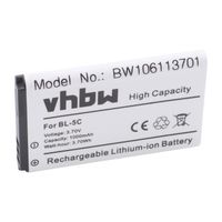 vhbw Batterie compatible avec Becker Mamba, Mamba.4 CE LMU EU remplace BL-5C (1000mAh, 3.7V, Li-Ion)