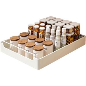 Toiatot Boîte de Rangement pour Porte D'armoire de Cuisine, Adhésive Étagère Organisation Murale pour Réfrigérateur Salle de Bains, Rangement Placard pour Petits Objets