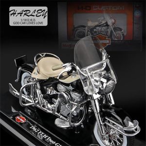 VOITURE - CAMION Avec boîte de vente au détail - Maisto Harley 1962 FLH Duo de Moto en Alliage D.Lique Moulé Sous Pression, Jo