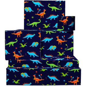 PAPIER CADEAU Papier Cadeau Dinosaure Pour Bébés Garcon Et Enfan