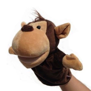 10pcs Marionnettes /à Main Jouets Mignon Animal en Peluche Ensemble De Jeu