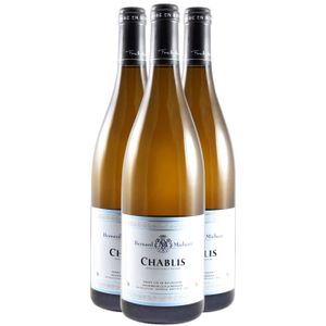 VIN BLANC Chablis Blanc 2021 - Lot de 3x75cl - Domaine Berna