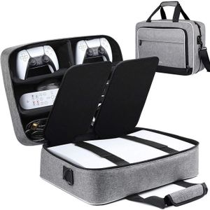 Malette etanche valise de transport pour PS5 etui sac console playstation 5  solide anti choc a bandouliere nylon - Cdiscount Informatique