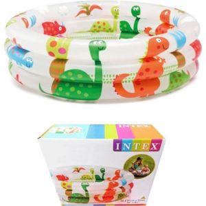 PATAUGEOIRE Piscine gonflable - INTEX - Pataugette dino - Pour bébés et jeunes enfants - Diamètre 61 cm
