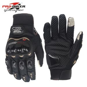 GANTS - SOUS-GANTS Gants de moto à écran tactile pour femme,gants de motocross,gants d'équitation à doigts complets,gants de vélo - Black[A9653]