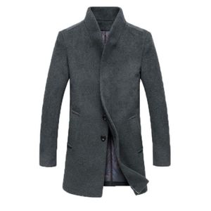 MANTEAU - CABAN Manteau homme de Marque Slim longueur manteau en l