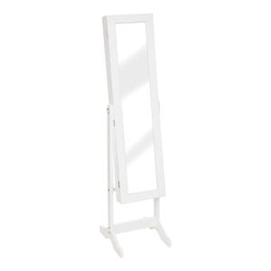 Miroir Avec Pied Atmosphera - Blanc - Petit Format - Design Simple Et élégant
