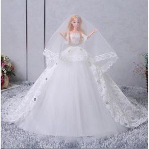 ROBE - JUPE LOVE-45cm Poupee barbie articulee mariée princesse