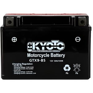 BATTERIE VÉHICULE KYOTO - Batterie moto - Ytx9-bs - L150mm W 87mm H 
