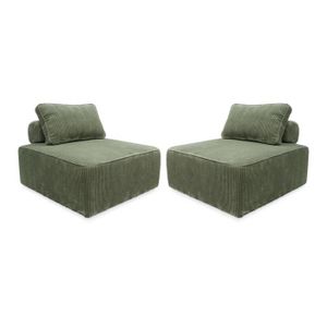 Chauffeuse De Canapé Modulable Relax Soft Sofa – Beige Lin – Neuve