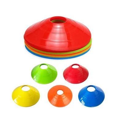 LILIIN Lot De 6 Barres De Slalom 1.8m – Piquets Métal 10cm – Sac De Transport – Entraînement Football Et Agilité – Jaune Fluorescent