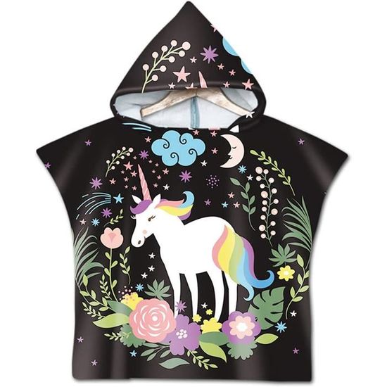 Poncho Surf Lomtrats Séchage Rapide - Serviette Changement Enfants - Microfibre Plage Piscine