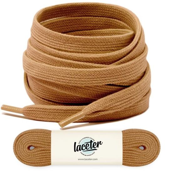 Lacet top plat beige