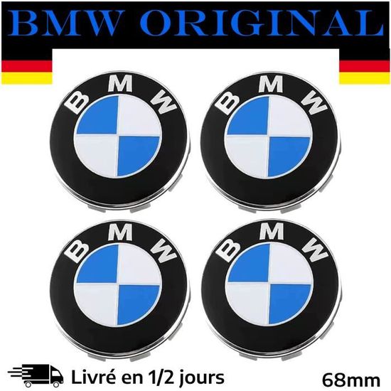 4x Cache Moyeu Jante Centre De Roue enjoliveur BMW 68mm