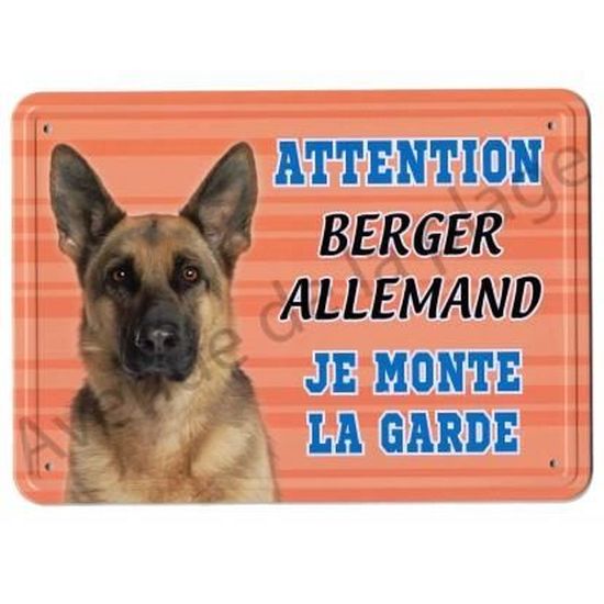 Autocollant Berger Allemand (tête) . Accessoires Pour Chiens Et Chiots