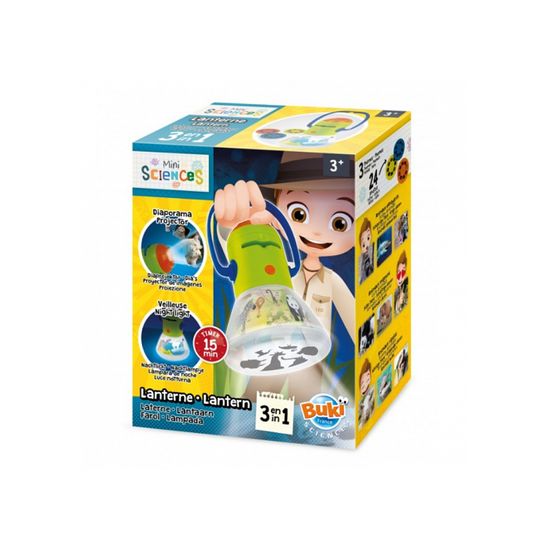 BUKI 9006 Mini Sciences Lantaarn 3-in-1 - Ontdek De Dierenwereld Voor Kinderen