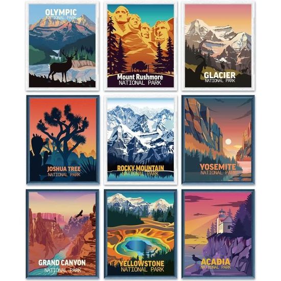 Affiche Vintage Voyage Inde - Poster Déco Mural - Art Chambre - Taille Au Choix